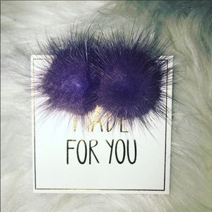 Lilac Mink Earrings